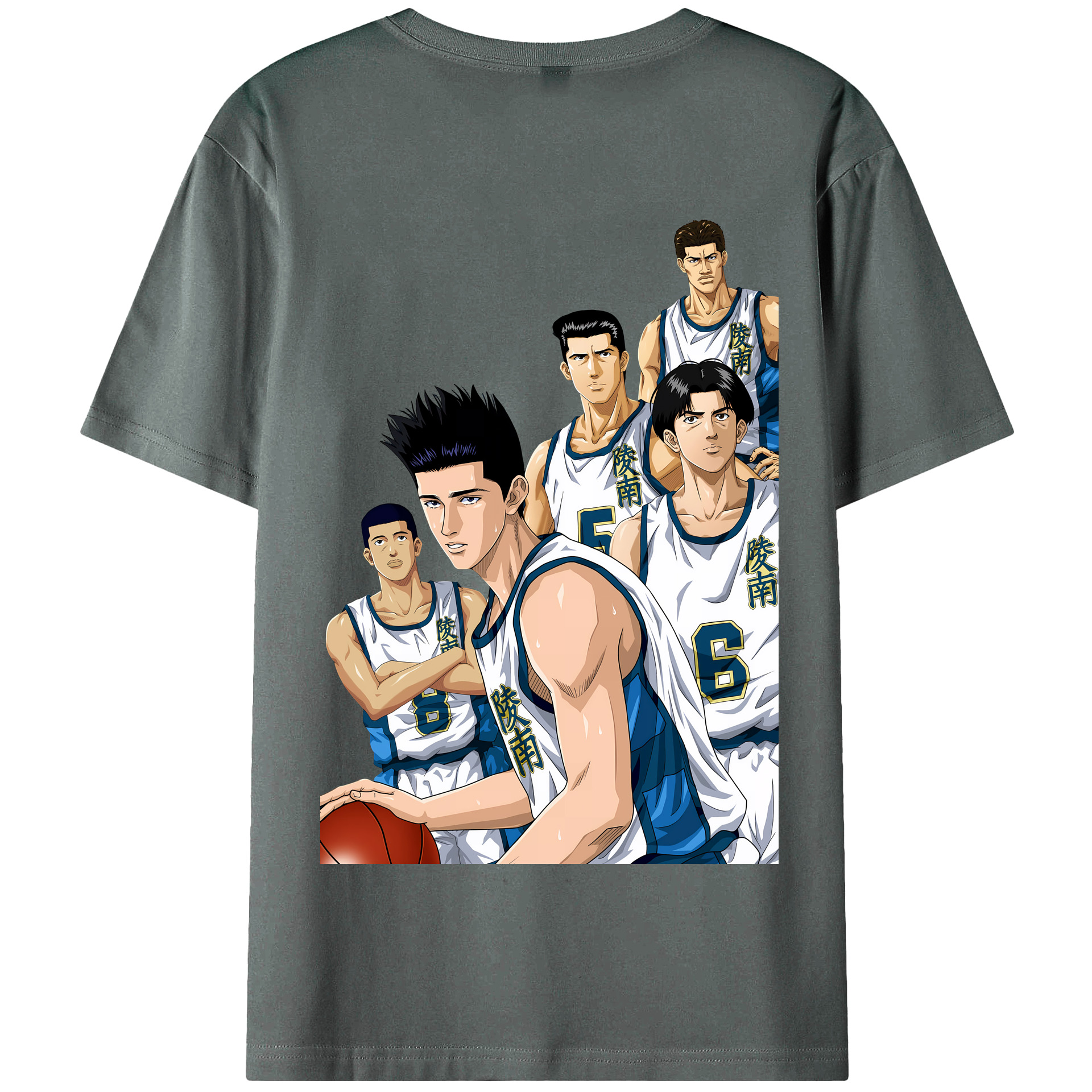 SLAM DUNK／スラムダンク 綿100％半袖Tシャツ（背面プリント）